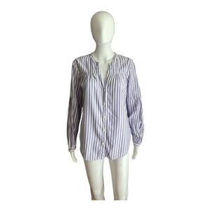 Old Navy Striped Button-Up Women's Top Size M